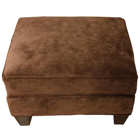 Contemporary Matching Upholstered Ottoman